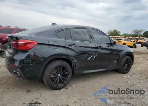 2017 BMW X6 xDrive35I z USA, uszkodzony, nr VIN 5UXKU2C37H0U29340